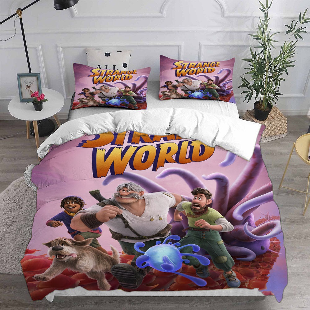 Strange World Decorative Bedding Sets For Fan, Halloween, Christmas, Thanksgiving