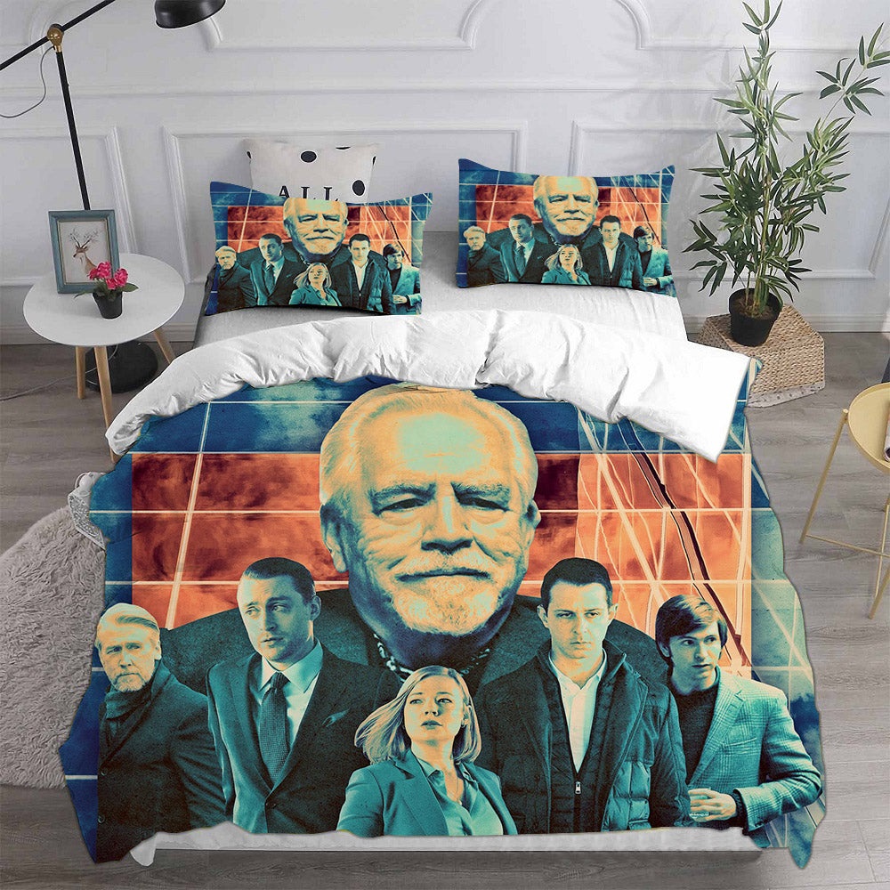 Succession Season 4 Bedding Sets Gift For Fathers Day, Halloween, Christmas