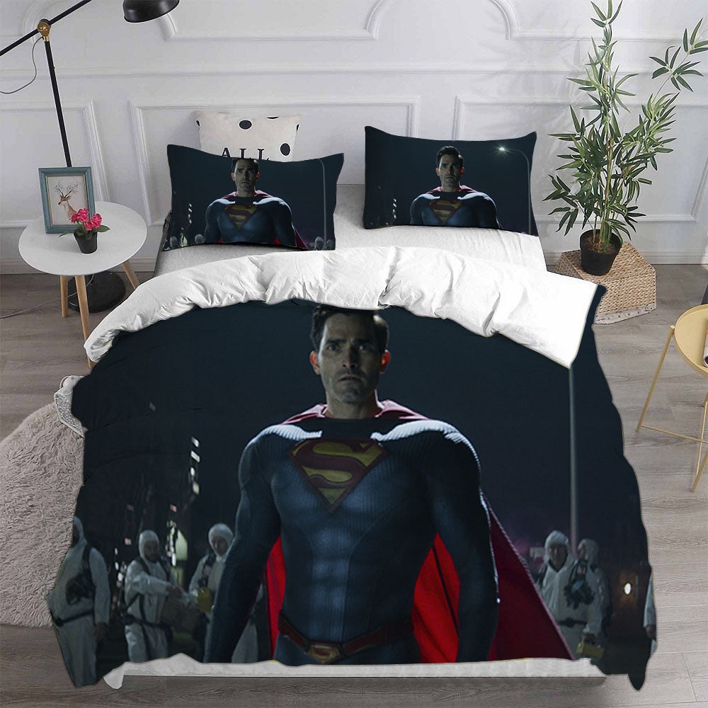 Superman Lois Bedding Sets Gift For Fathers Day, Halloween, Christmas