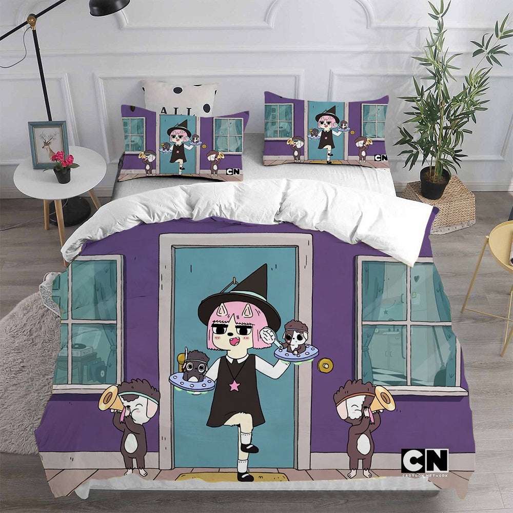 Summer Camp Island Bedding Sets Gift For Christmas, Thanksgiving, Halloween