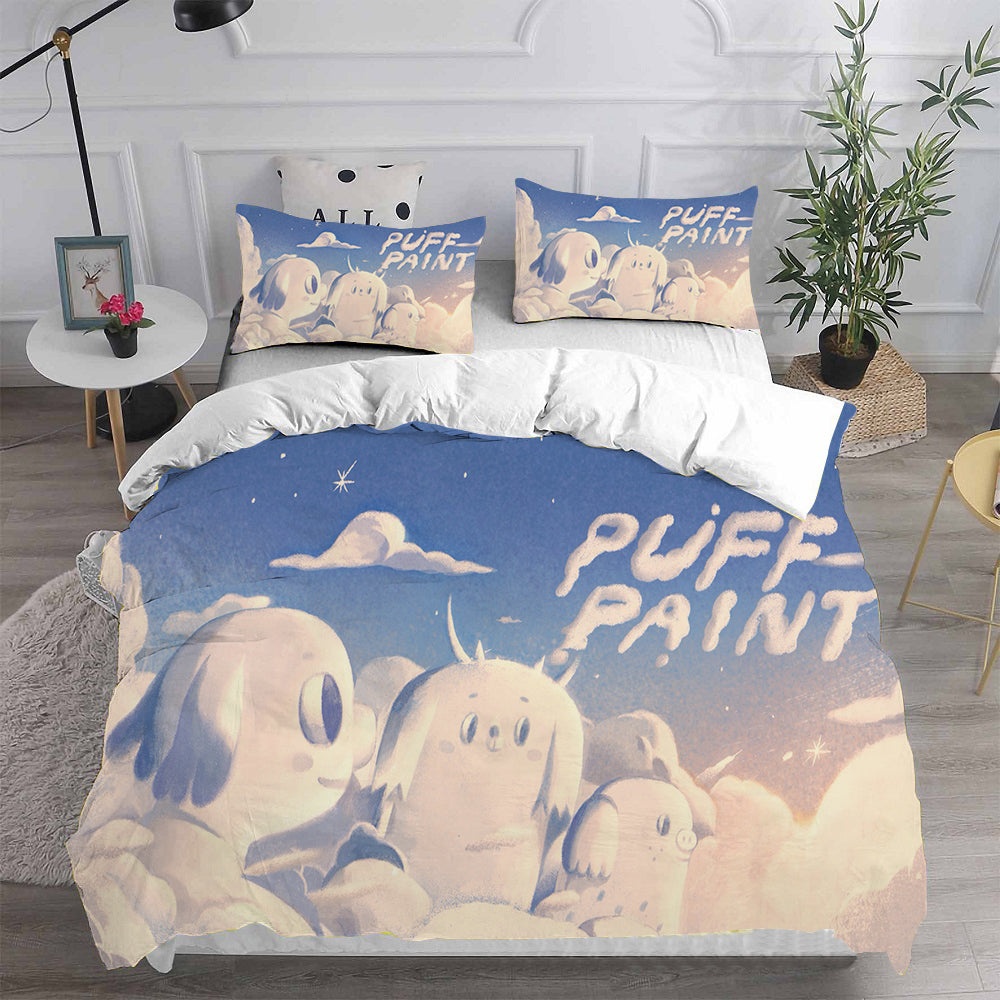 Summer Camp Island Decorative Bedding Sets For Fan, Halloween, Christmas, Thanksgiving