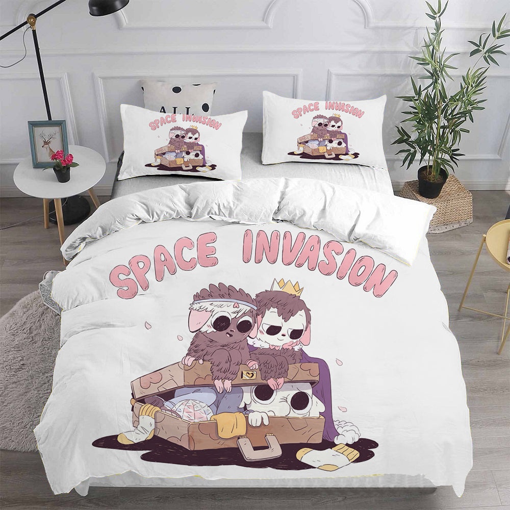 Summer Camp Island Bedding Sets Gift For Halloween, Thanksgiving, Christmas