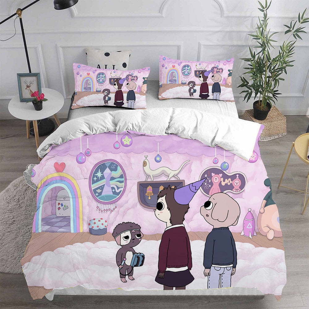 Summer Camp Island Bedding Sets Duvet Cover, Flatsheet, Pillowcases Perfect Gift For Fans