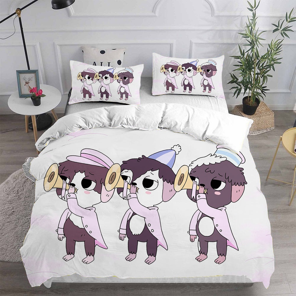 Summer Camp Island Bedding Sets Gift For Christmas, Birthday, Thanksgiving