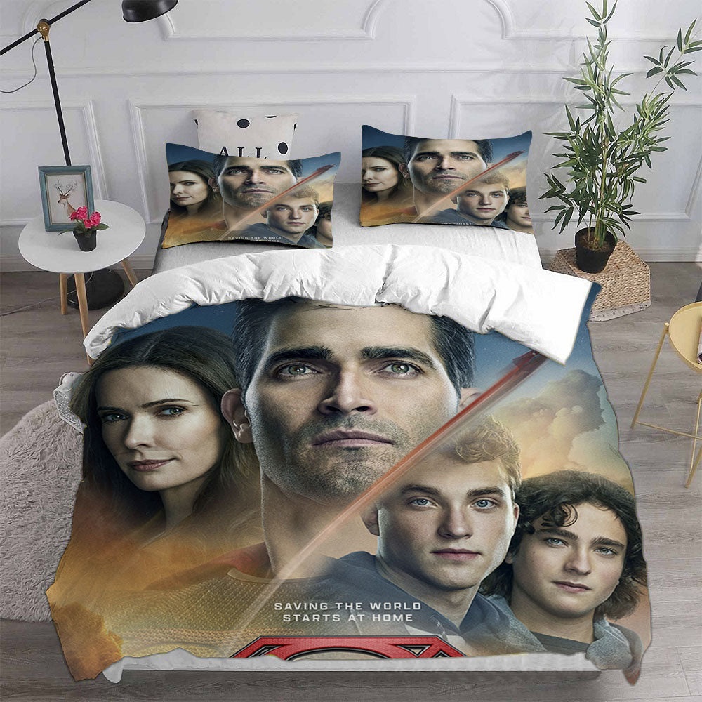Superman Lois Bedding Sets Duvet Cover, Flatsheet, Pillowcases Perfect Gift For Fans