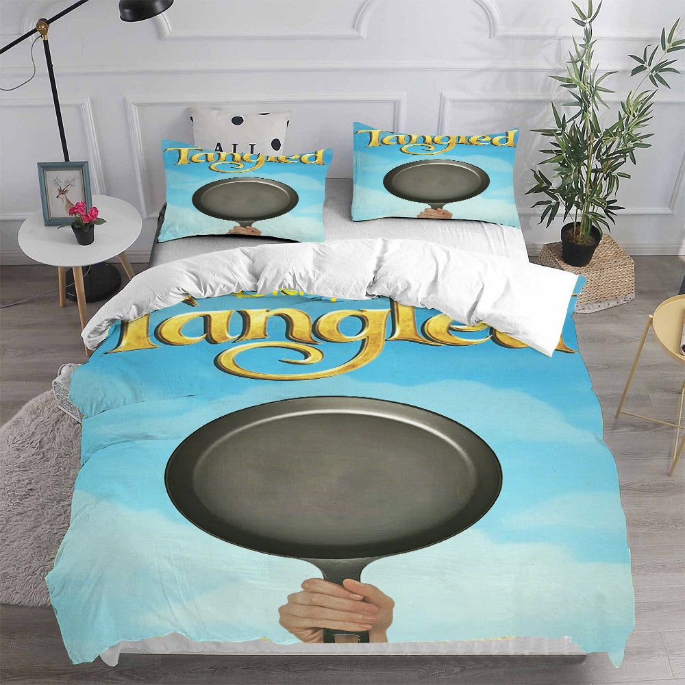 Tangled Decorative Bedding Sets For Fan, Halloween, Christmas, Thanksgiving