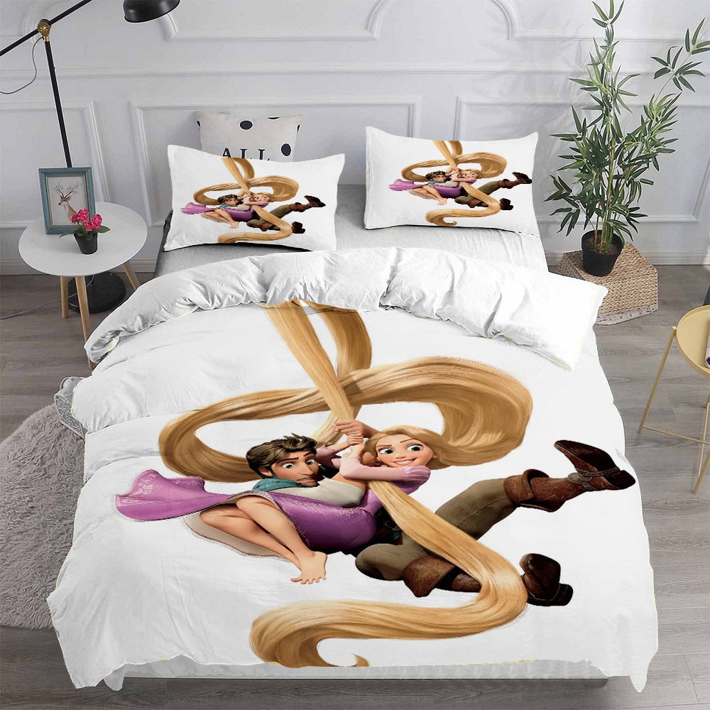 Tangled Bedding Sets Gift For Fathers Day, Halloween, Christmas