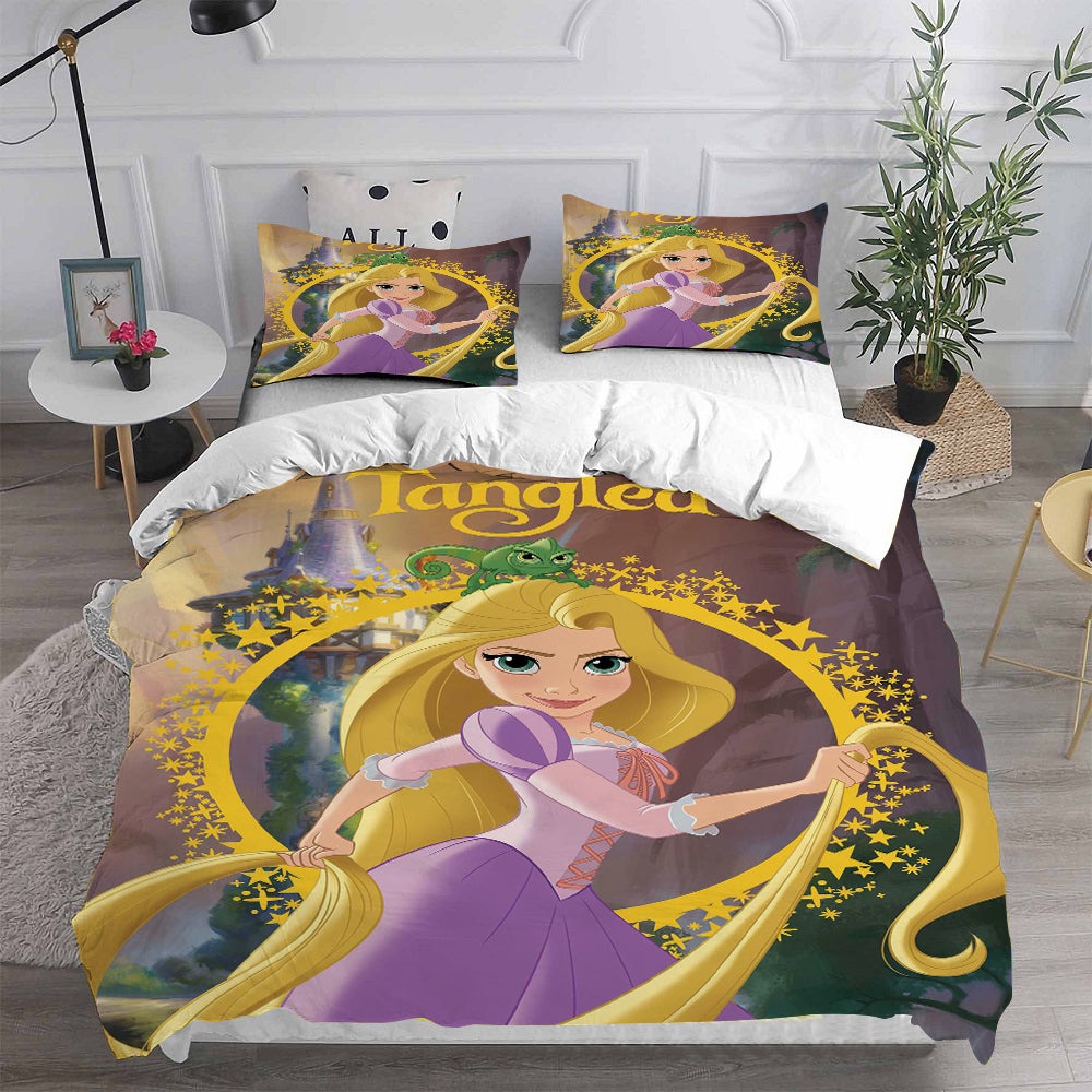 Tangled Bedding Sets Gift For Christmas, Thanksgiving, Halloween