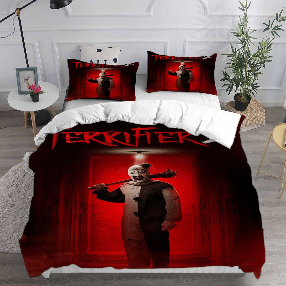 Terrifier 2 Bedding Sets Gift For Fathers Day, Halloween, Christmas