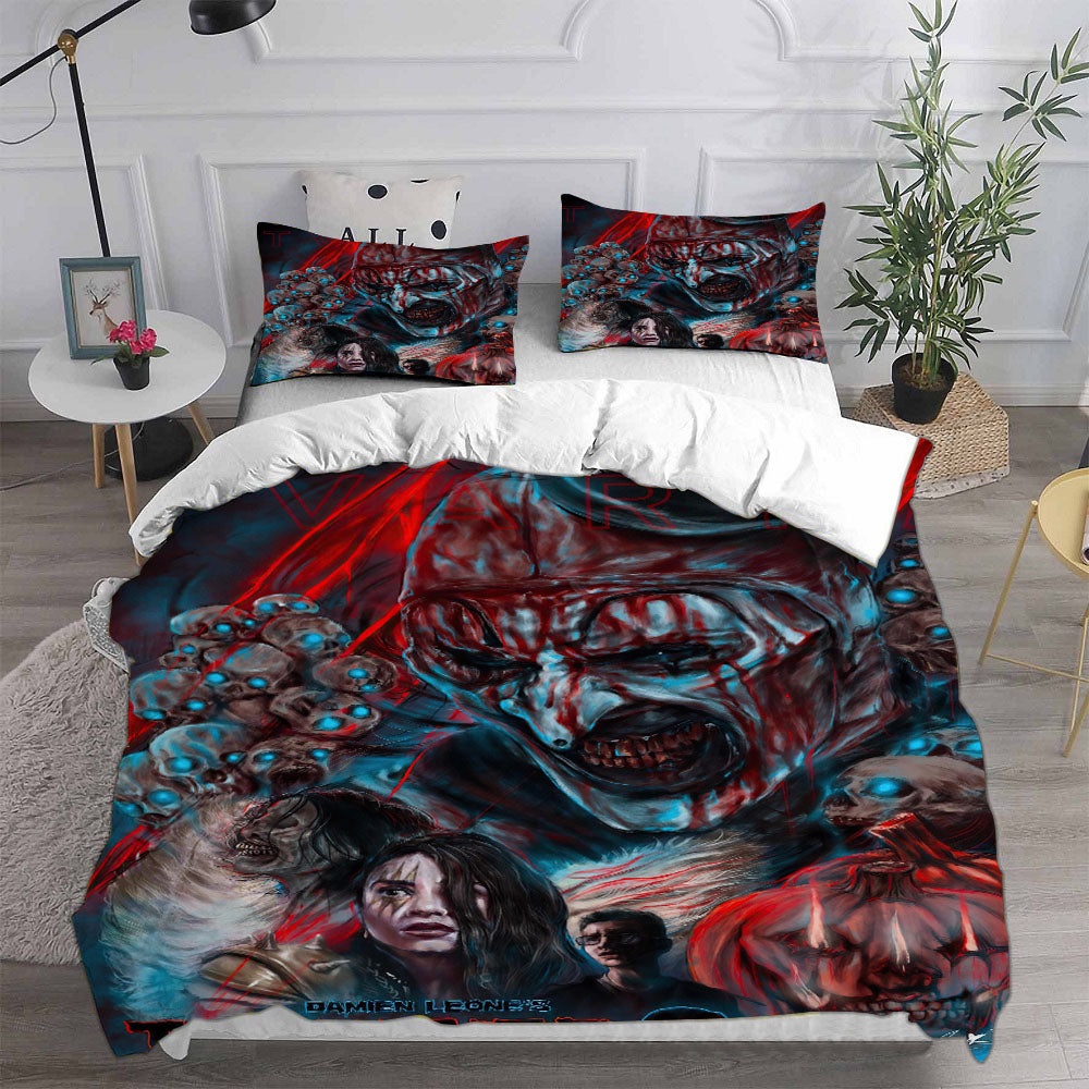 Terrifier 2 Bedding Sets Gift For Wife, Husband, Besties