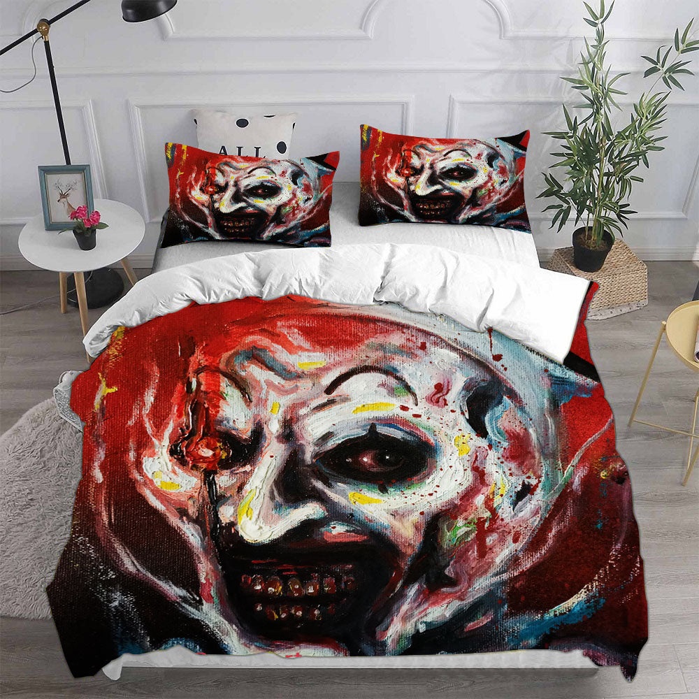 Terrifier 2 Bedding Sets Gift For Christmas, Birthday, Thanksgiving