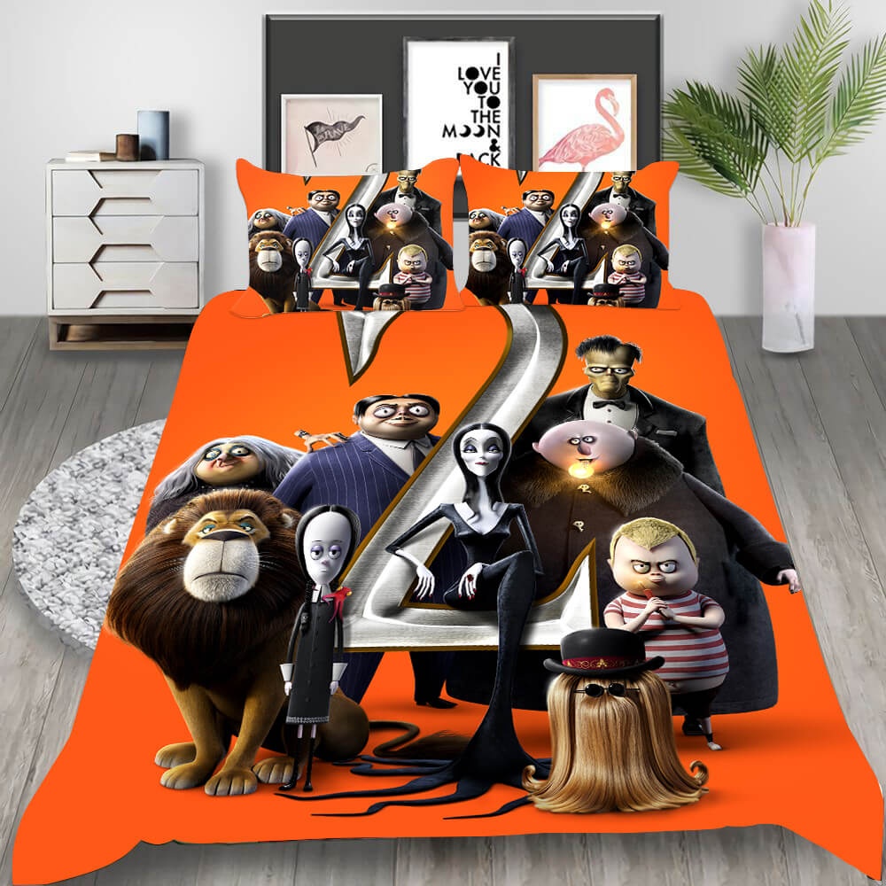The Addams Family 2 Bedding Sets Gifts For Family Members On Christmas, Black Friday