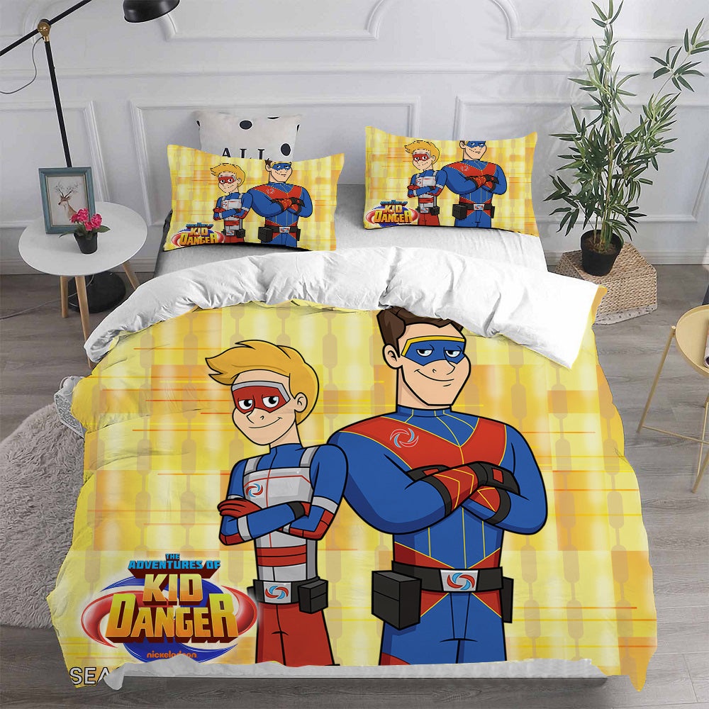 The Adventures of Kid Danger Bedding Sets Duvet Cover, Flatsheet, Pillowcases For Every Bedroom