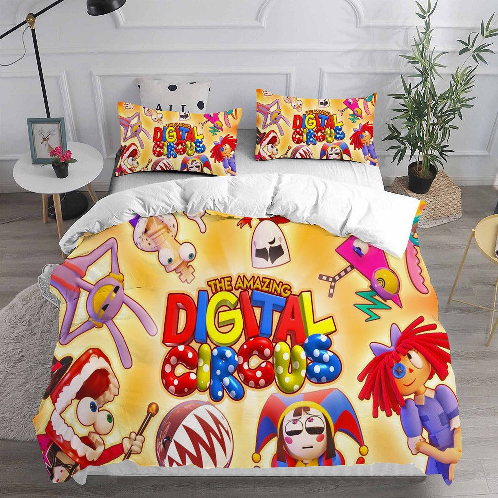 The Amazing Digital Circus Bedding Sets Gift For Christmas, Halloween, Black Friday