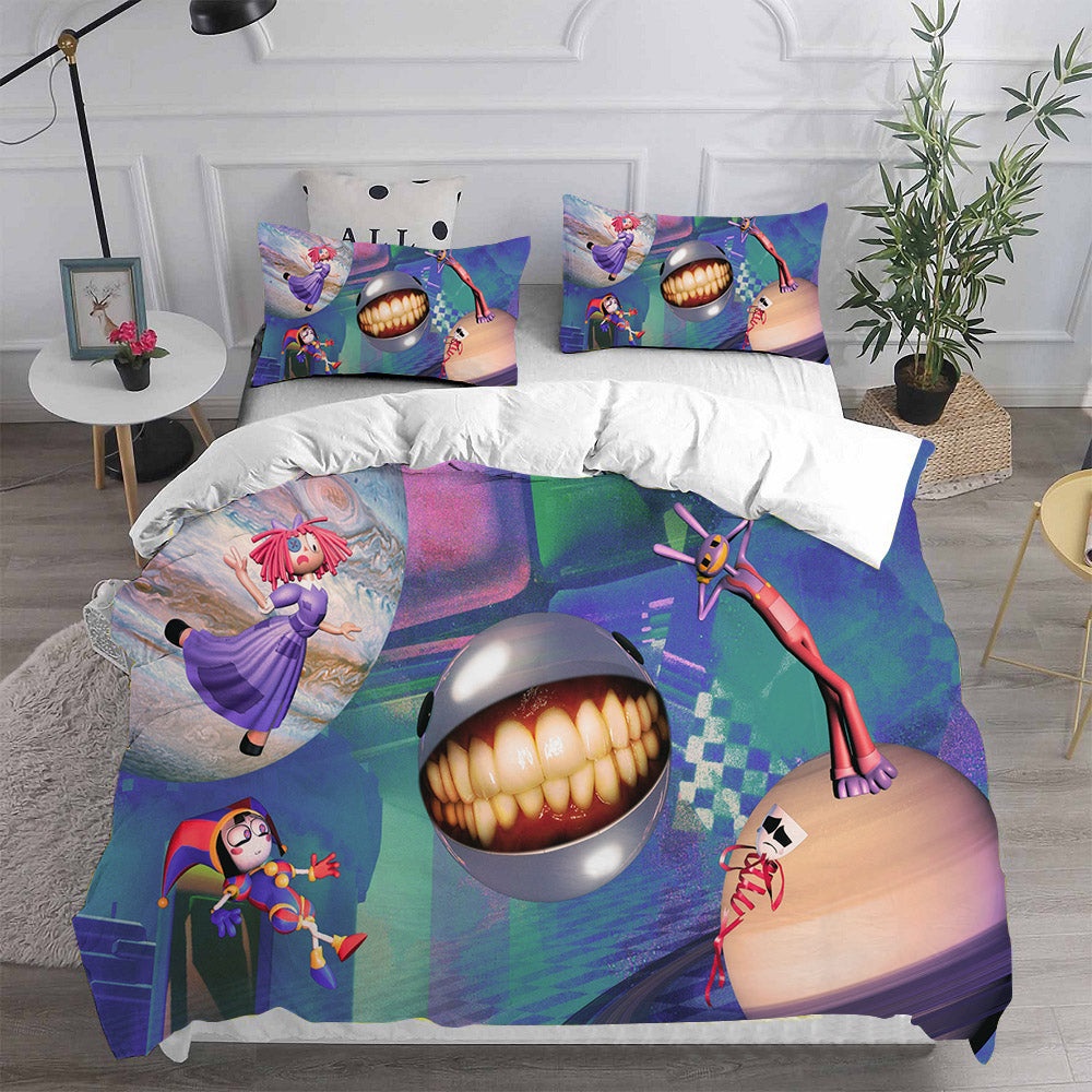 The Amazing Digital Circus Bedding Sets Duvet Cover, Flatsheet, Pillowcase For Your Lover