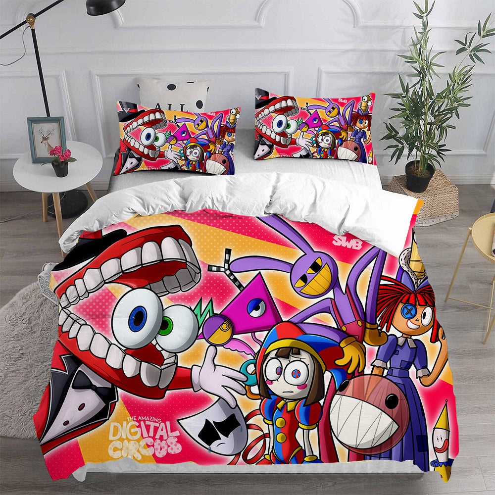 The Amazing Digital Circus Bedding Sets Gift For Christmas, Birthday, Thanksgiving