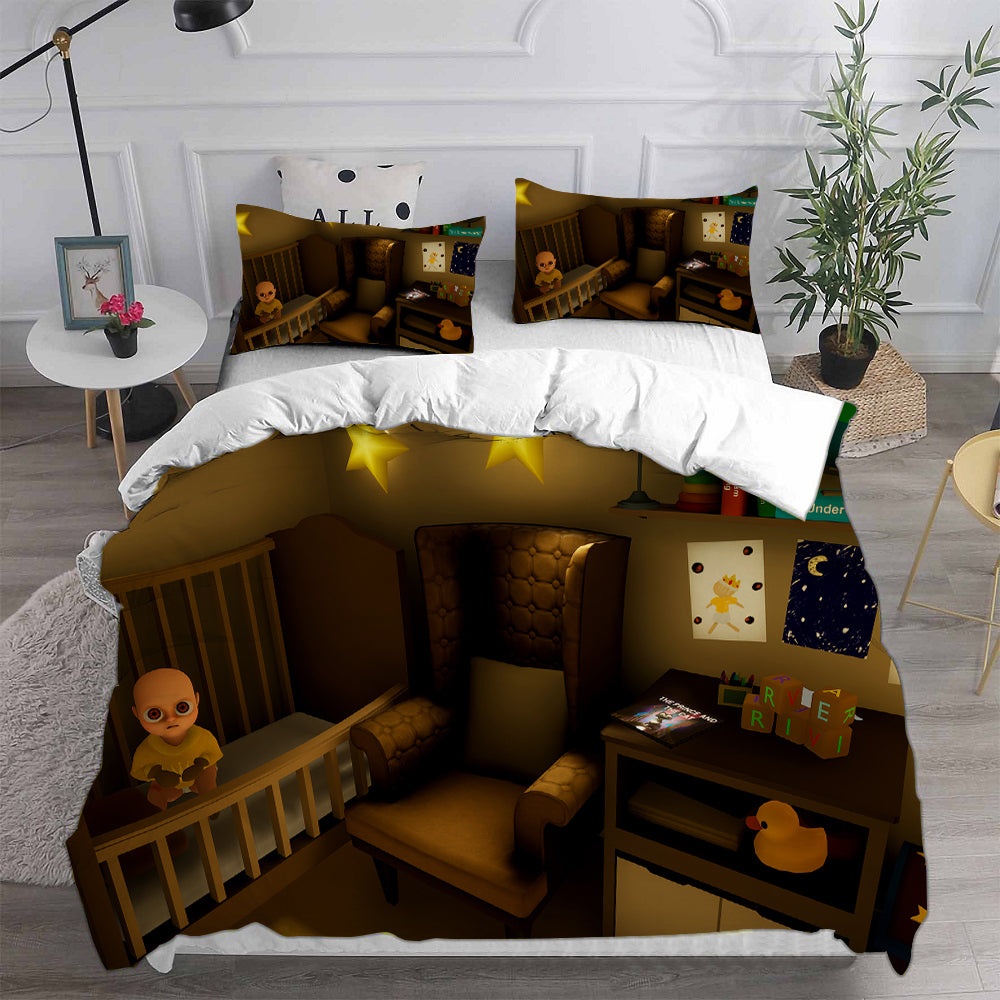 The Baby In Yellow Bedding Sets Gift For Birthday, Halloween, Christmas, Thanksgiving