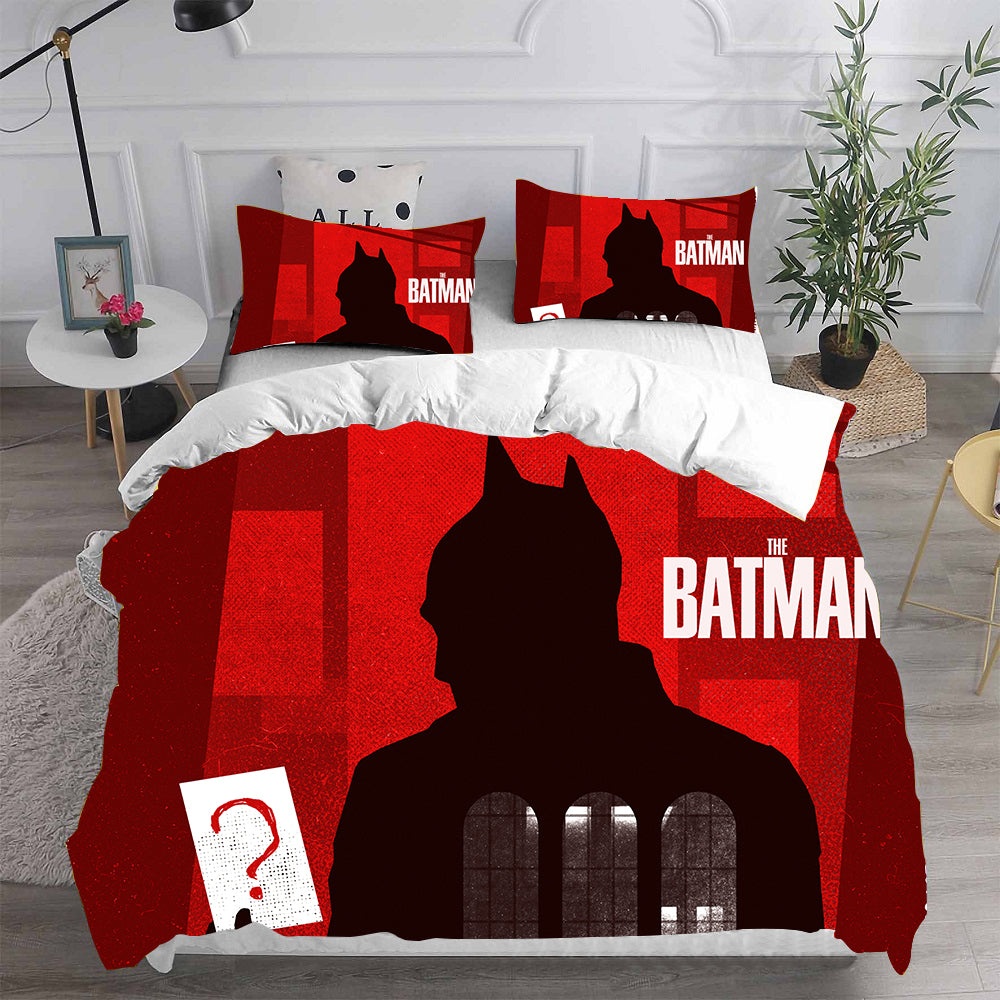 The Batman Bedding Sets Gift For Christmas, Halloween, Black Friday