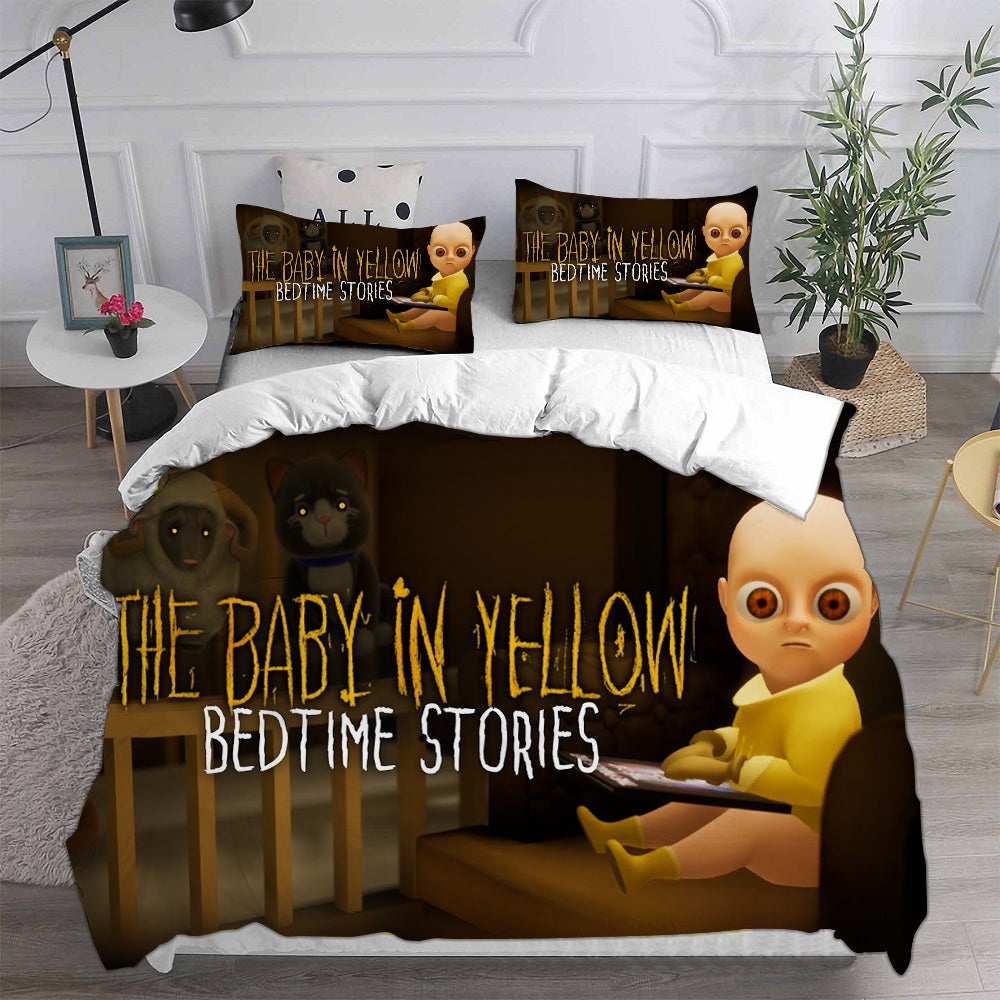 The Baby In Yellow Bedding Sets Gift For Christmas, Birthday, Thanksgiving