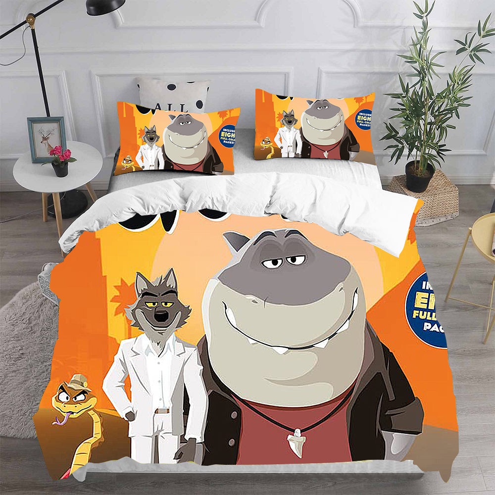 The Bad Guy Bedding Sets Gift For Birthday, Halloween, Christmas, Thanksgiving