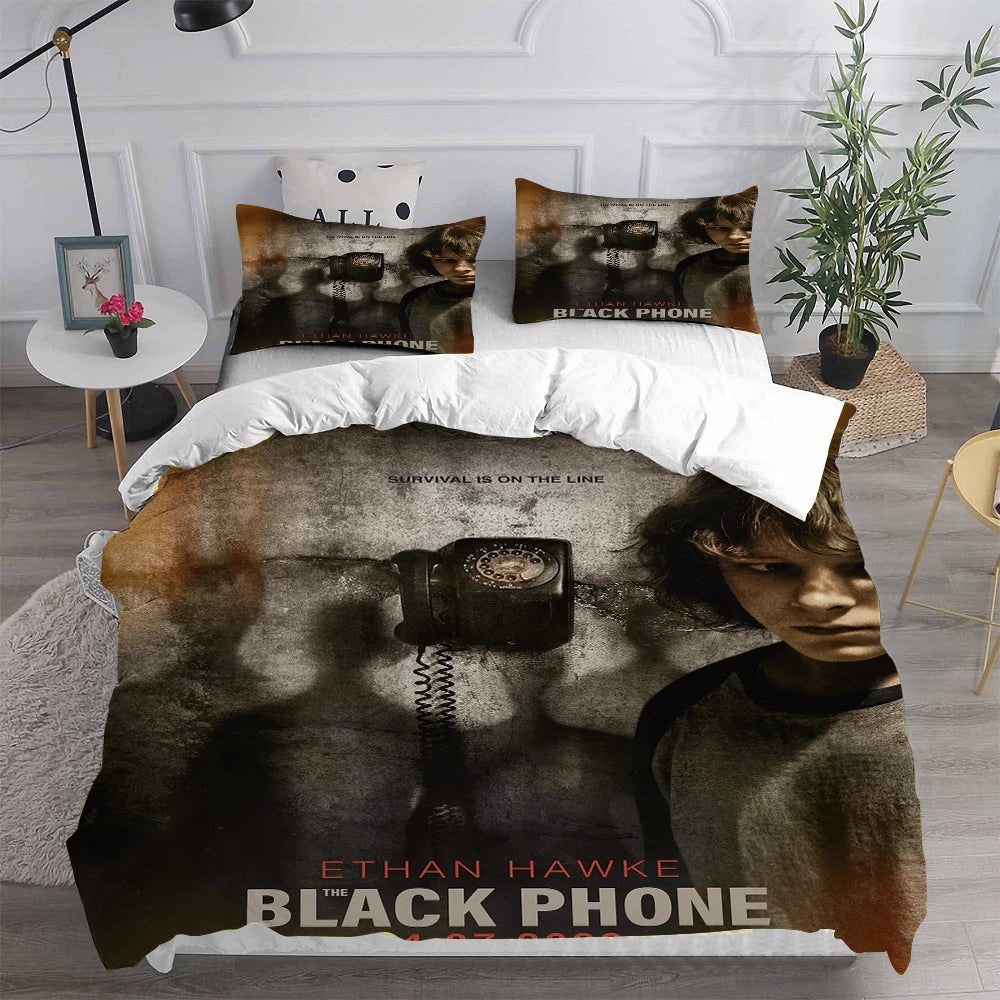 The Black Phone Bedding Sets Gift For Christmas, Thanksgiving, Halloween