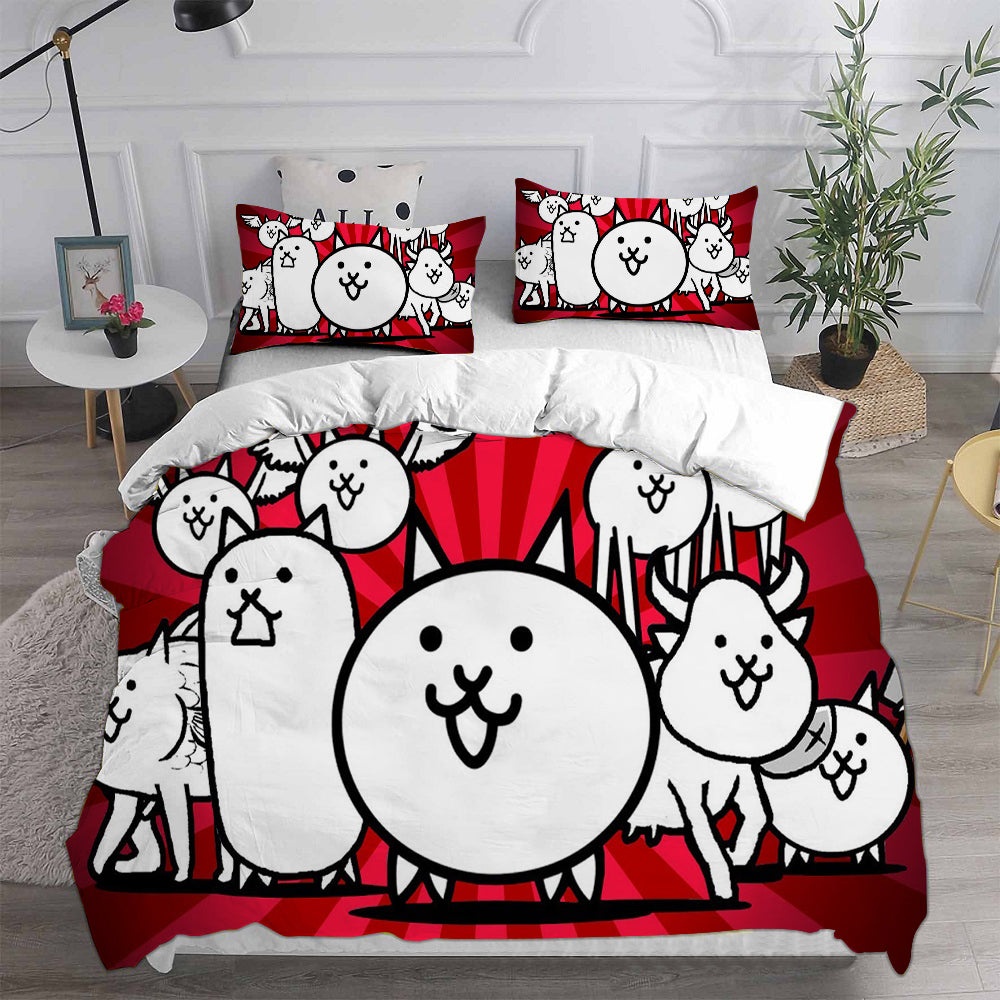 The Battle Cats Bedding Sets Gifts For Family Members On Christmas, Black Friday