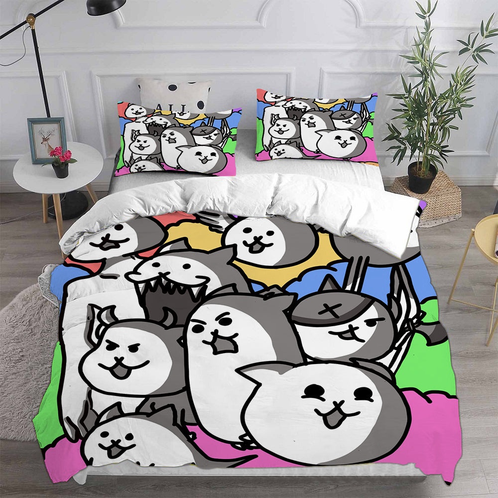 The Battle Cats Bedding Sets Gift For Christmas, Birthday, Thanksgiving