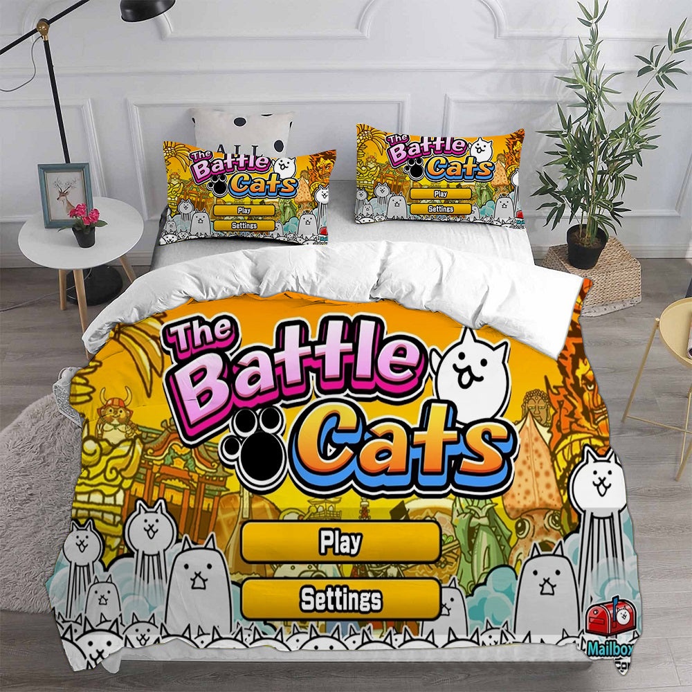 The Battle Cats Bedding Sets Gift For Christmas, Halloween, Black Friday
