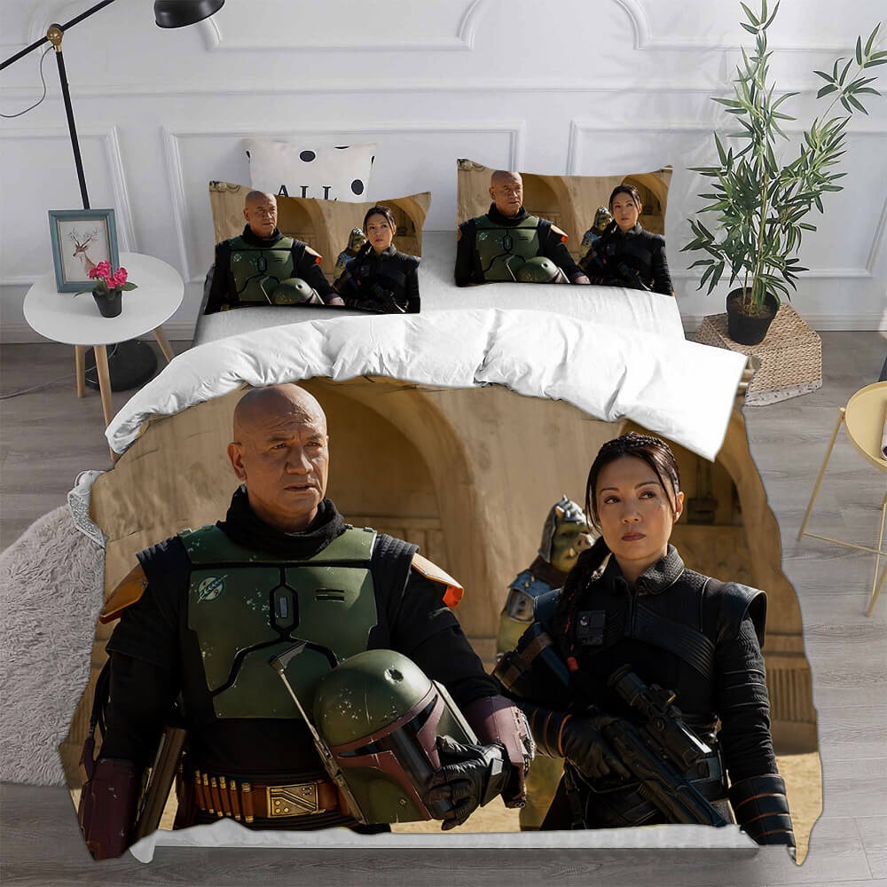 The Book of Boba Fett Bedding Sets Duvet Cover, Flatsheet, Pillowcases Perfect Gift For Fans