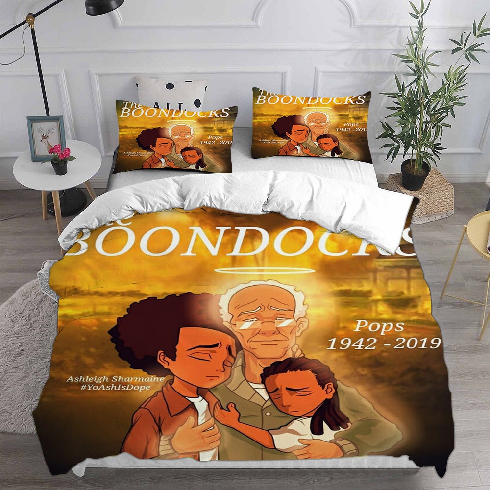 The Boondocks Bedding Sets Gift For Halloween, Thanksgiving, Christmas