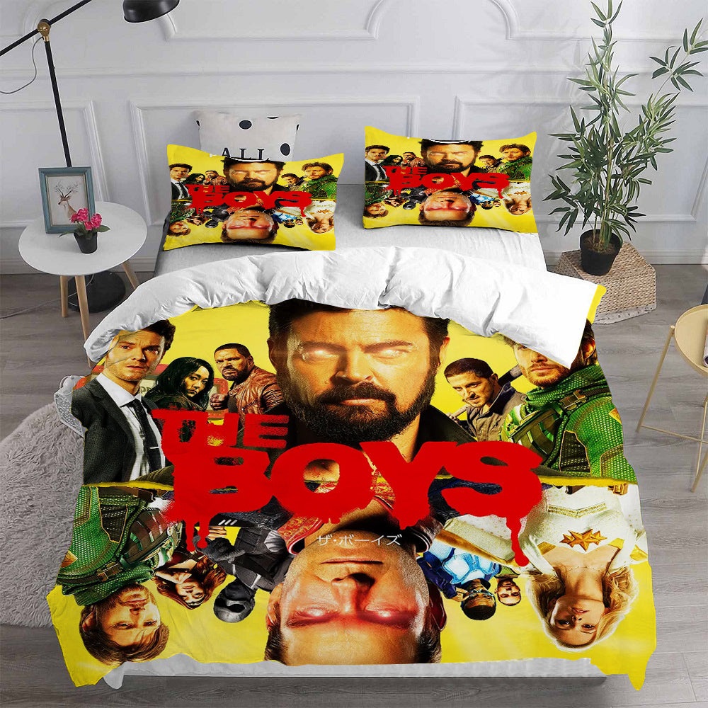 The Boys Bedding Sets Gift For Halloween, Thanksgiving, Christmas