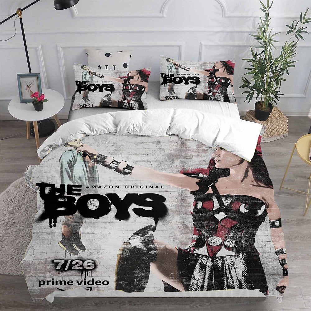 The Boys Decorative Bedding Sets For Fan, Halloween, Christmas, Thanksgiving