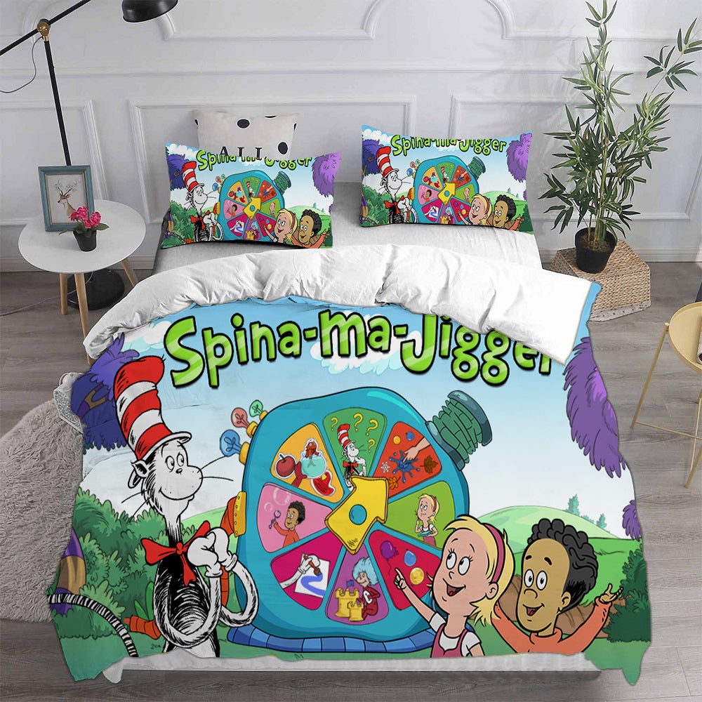 The Cat in the Hat Bedding Sets Gift For Wife, Husband, Besties