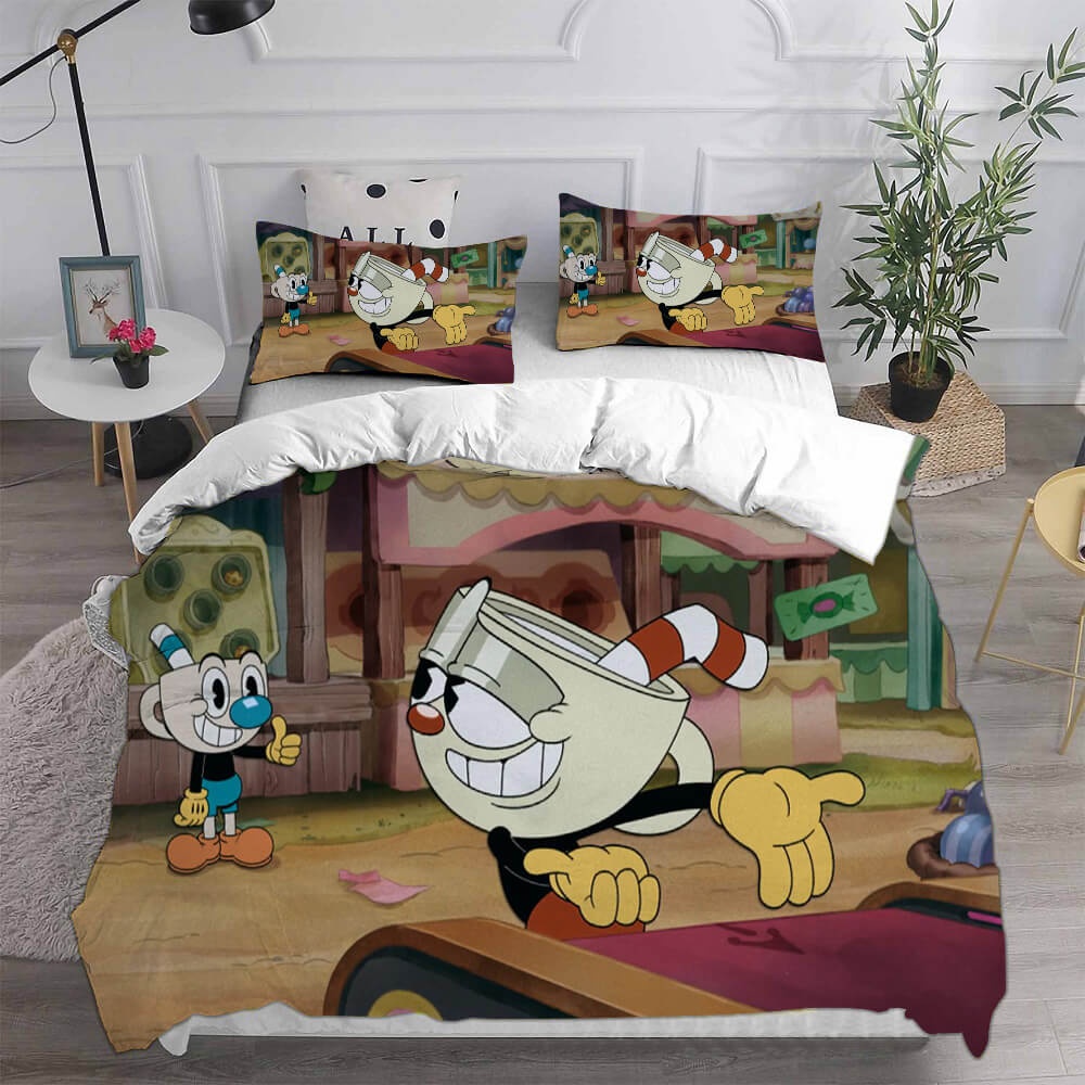 The Cuphead Show! Bedding Sets Gift For Wife, Husband, Besties