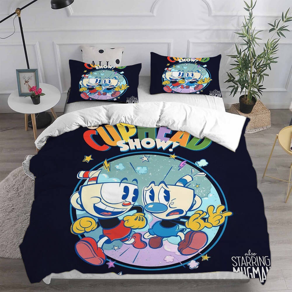 The Cuphead Show! Bedding Sets Gift For Fathers Day, Halloween, Christmas