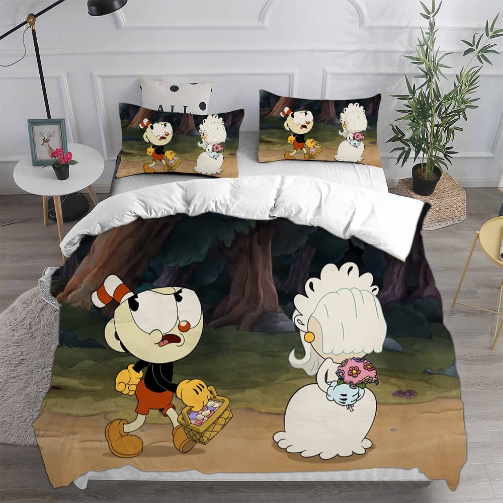 The Cuphead Show! Bedding Sets Gift For Birthday, Halloween, Christmas, Thanksgiving