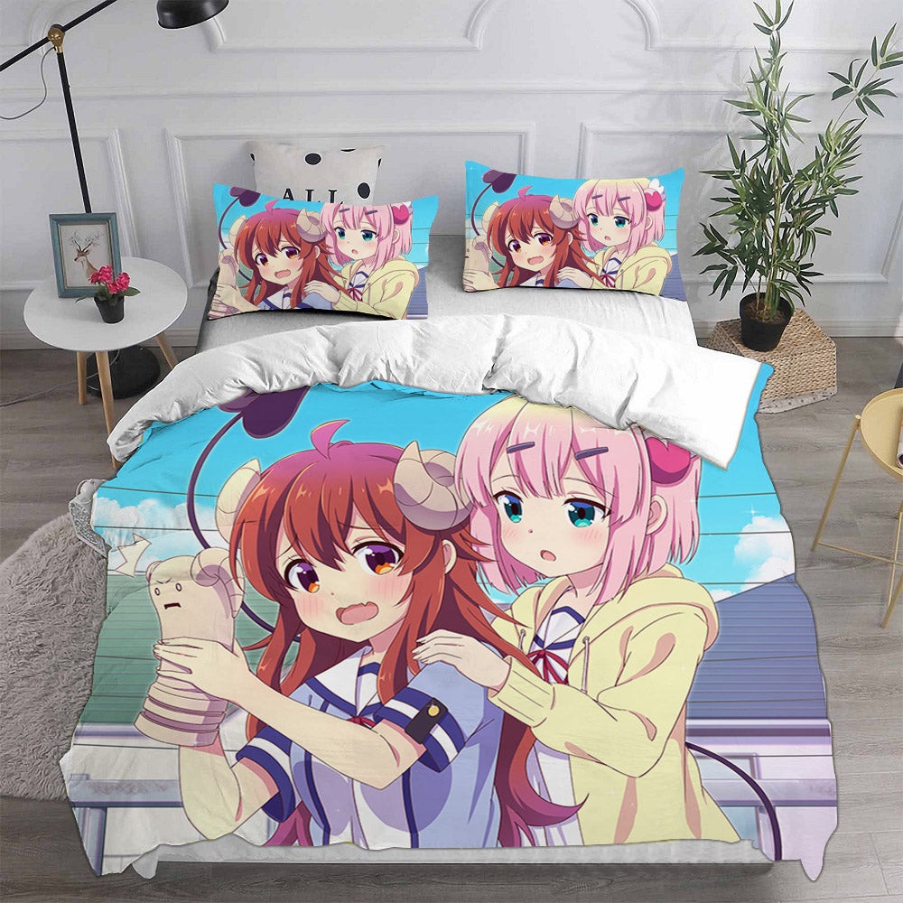 The Demon Girl Next Door Bedding Sets Gift For Christmas, Birthday, Thanksgiving
