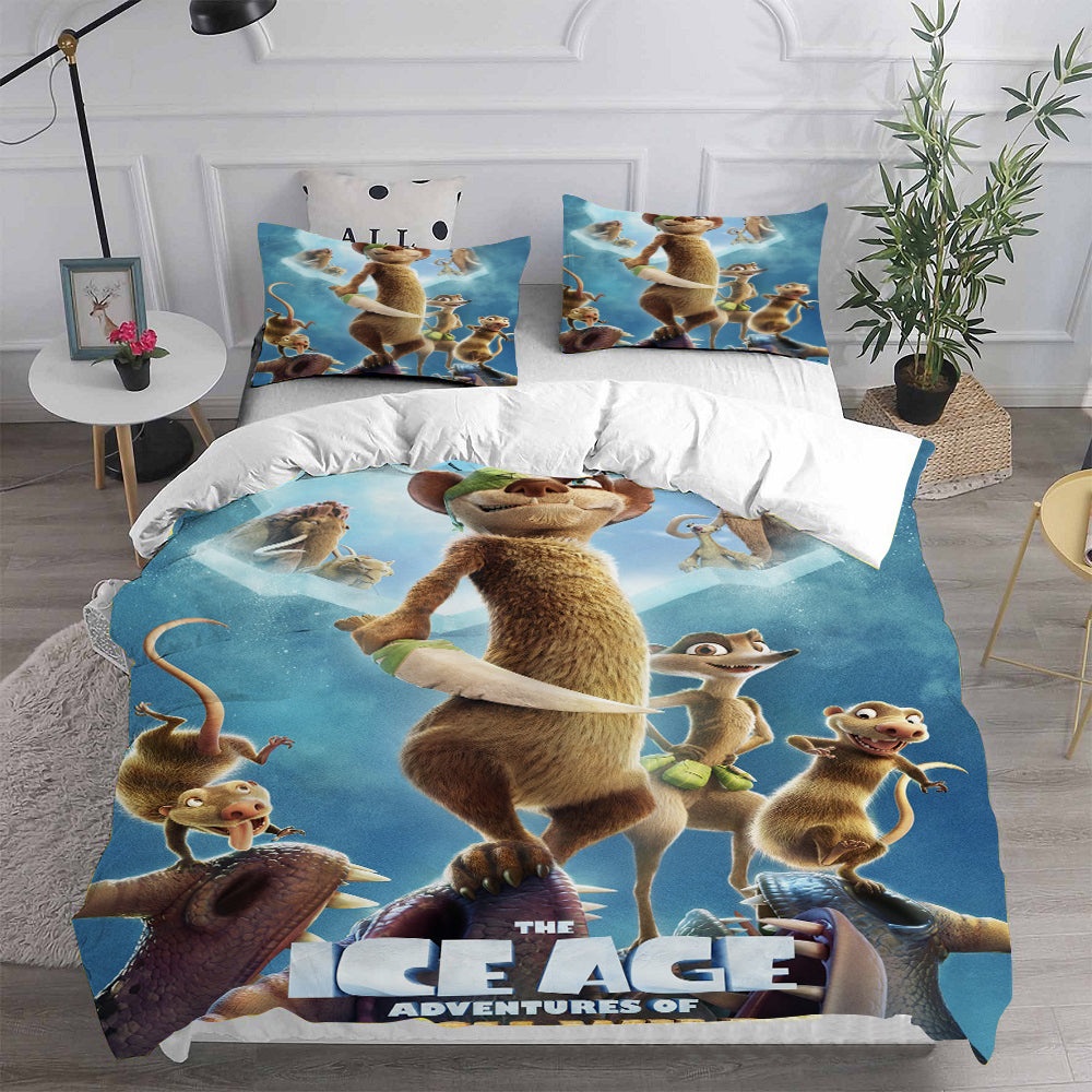 The Ice Age Adventures of Buck Wild Bedding Sets Gift For Birthday, Halloween, Christmas, Thanksgiving