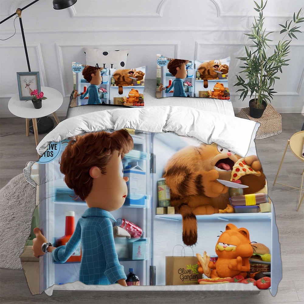 The Garfield Movie Bedding Sets Gift For Wife, Husband, Besties