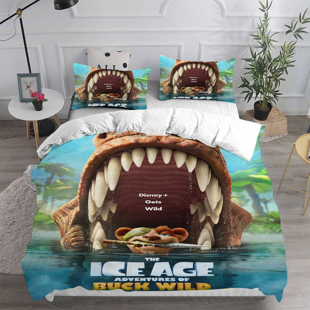 The Ice Age Adventures of Buck Wild Bedding Sets Duvet Cover, Flatsheet, Pillowcase For Your Lover