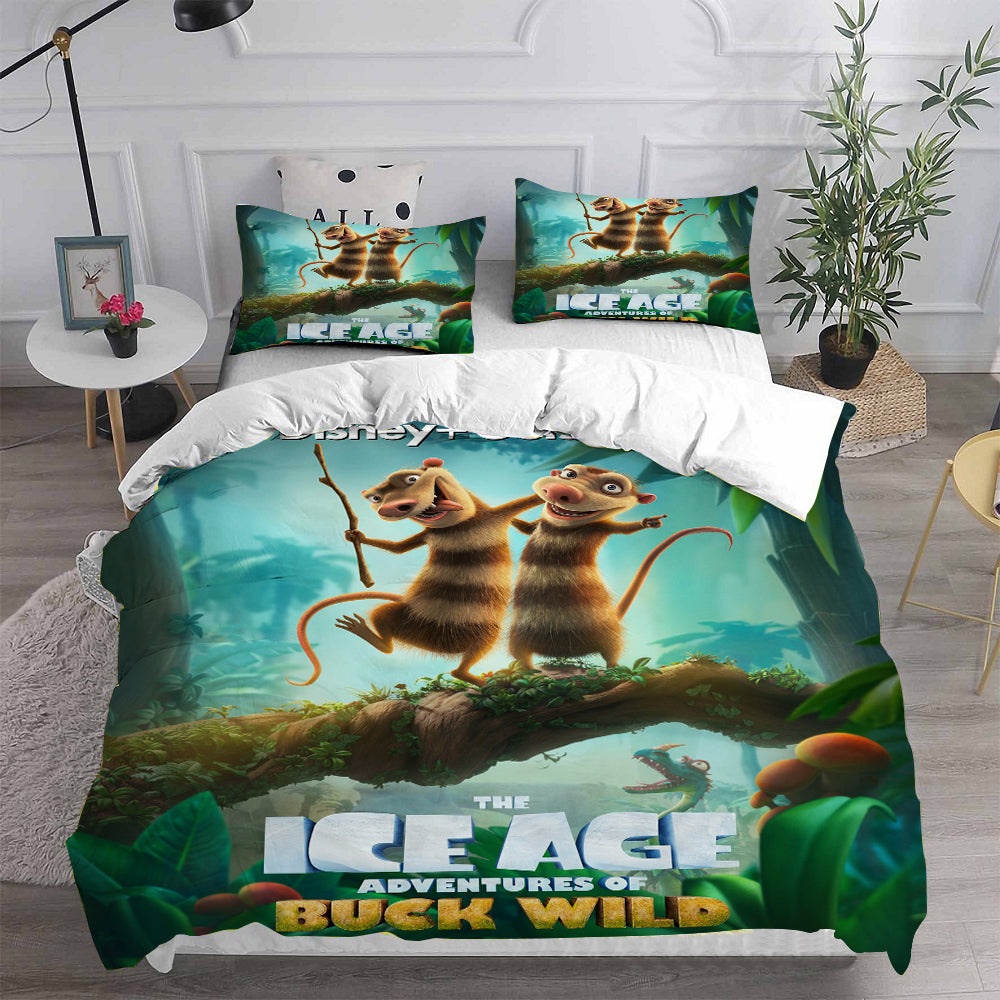 The Ice Age Adventures of Buck Wild Bedding Sets Gift For Christmas, Halloween, Black Friday