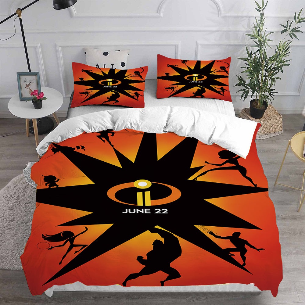 The Incredibles Bedding Sets Gift For Christmas, Birthday, Thanksgiving