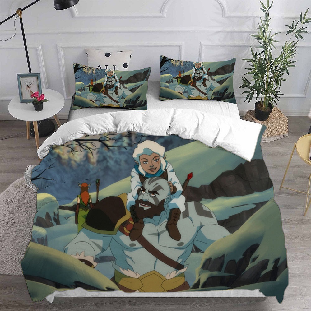 The Legend of Vox Machina Season 2 Bedding Sets Duvet Cover, Flatsheet, Pillowcase For Your Lover