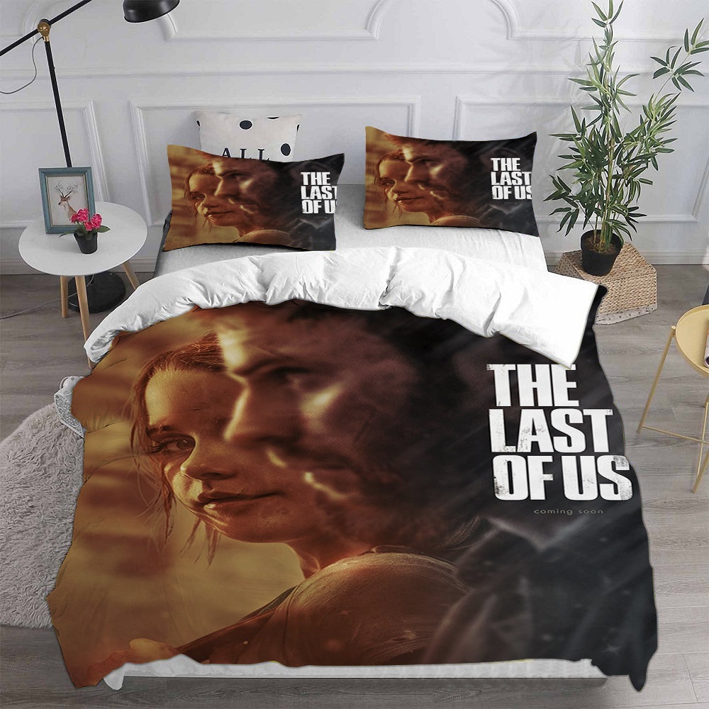 The Last of Us Bedding Sets Duvet Cover, Flatsheet, Pillowcase For Your Lover