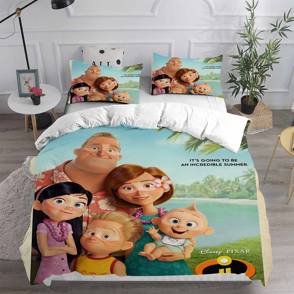 The Incredibles Bedding Sets Duvet Cover, Flatsheet, Pillowcases For Every Bedroom