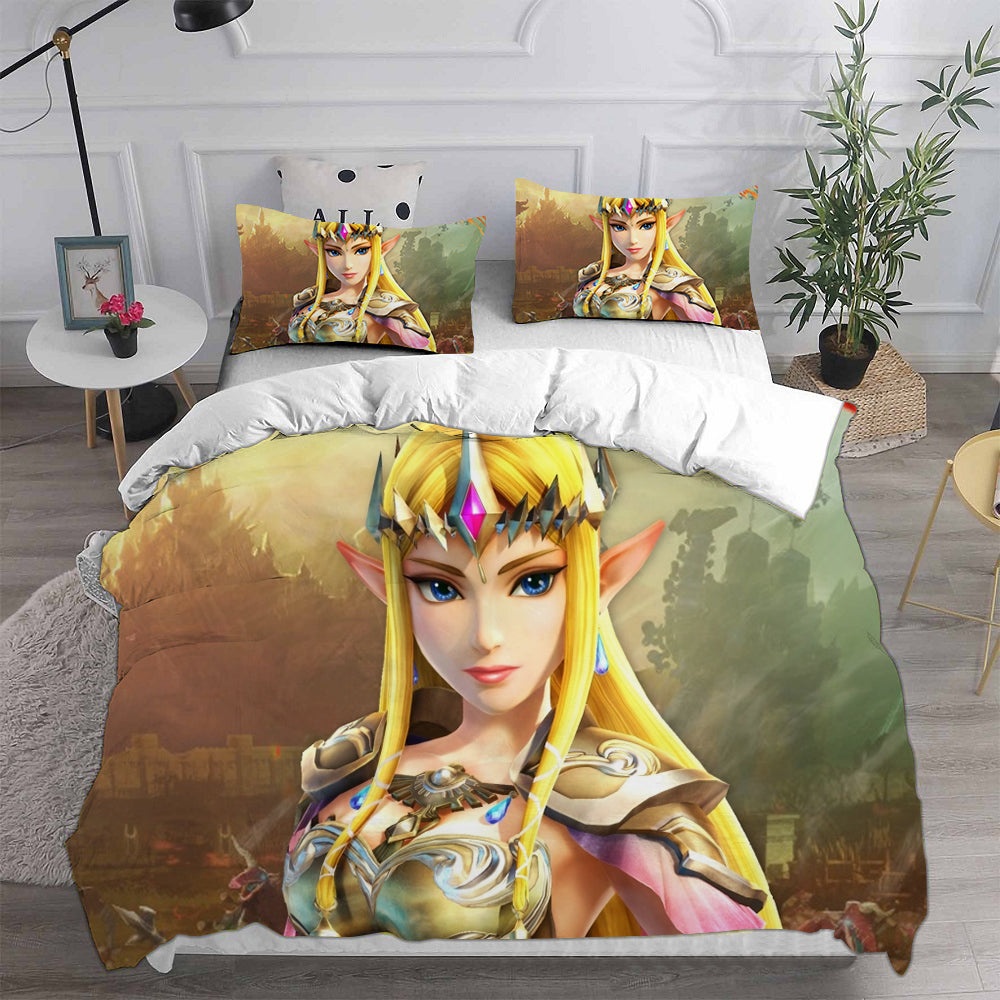 The Legend of Zelda Bedding Sets Gift For Christmas, Birthday, Thanksgiving