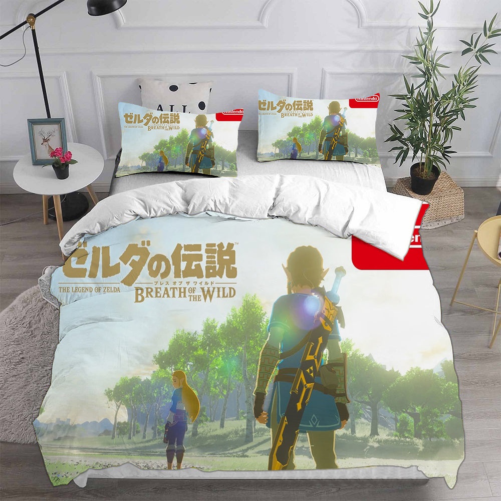 The Legend of Zelda Decorative Bedding Sets For Fan, Halloween, Christmas, Thanksgiving