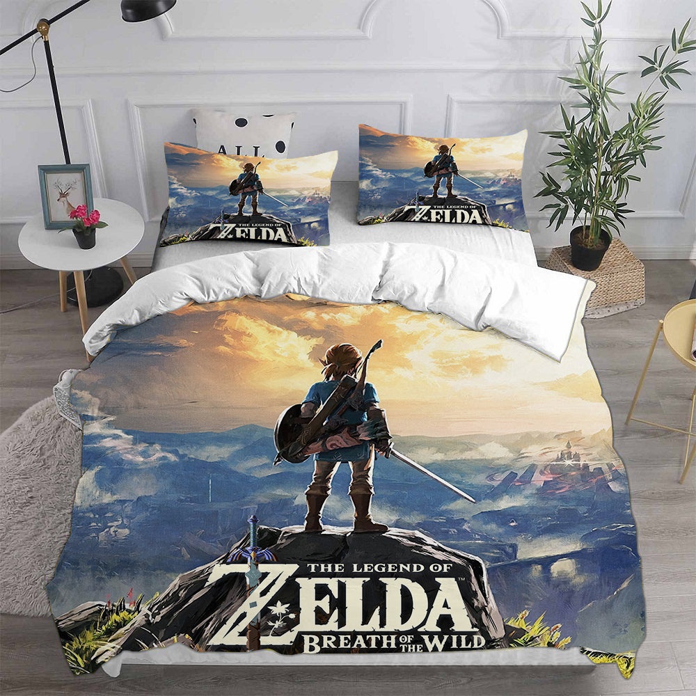 The Legend of Zelda Bedding Sets Gift For Christmas, Halloween, Black Friday