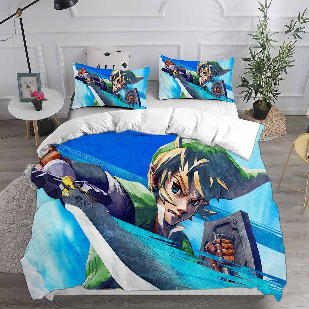 The Legend of Zelda Bedding Sets Gift For Birthday, Halloween, Christmas, Thanksgiving