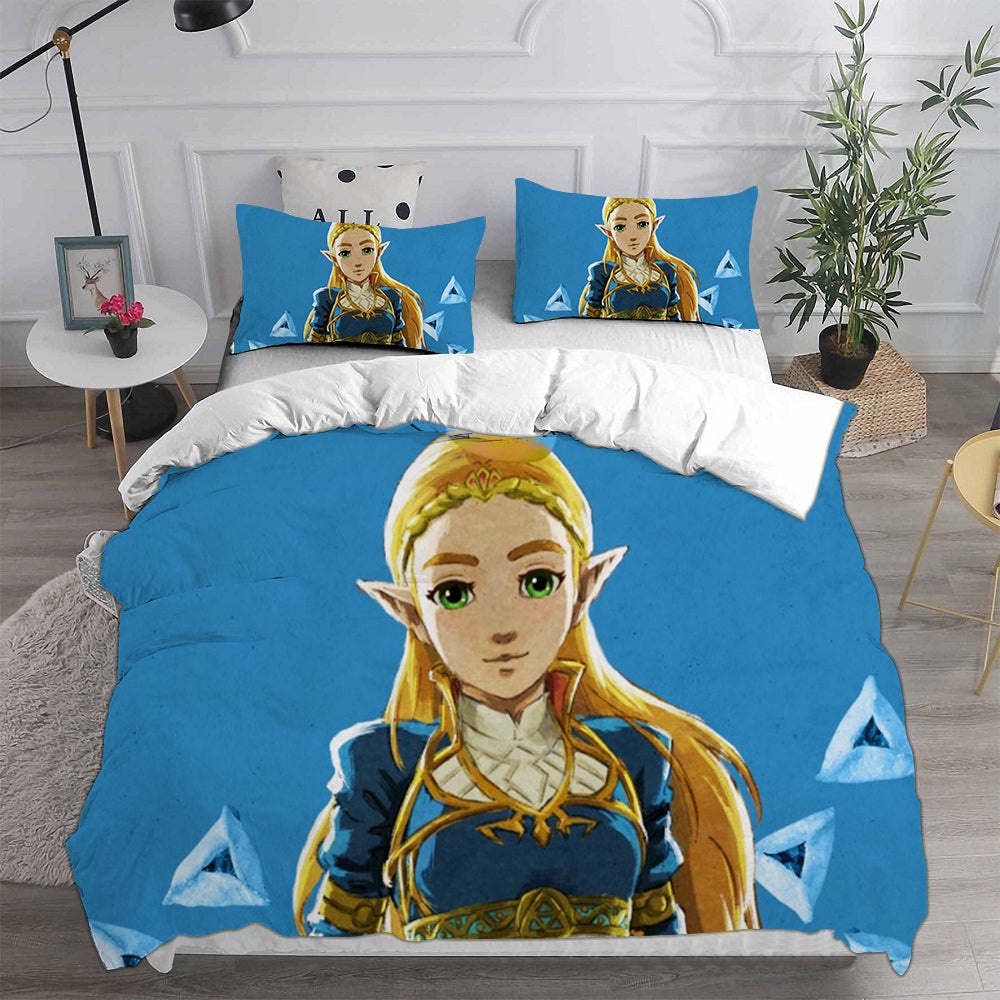 The Legend of Zelda Bedding Sets Gift For Christmas, Thanksgiving, Halloween